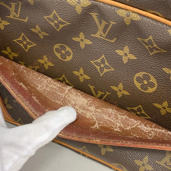 1240001053470 7 Louis Vuitton Compiegne 28 Monogram Clutch Bag Brown