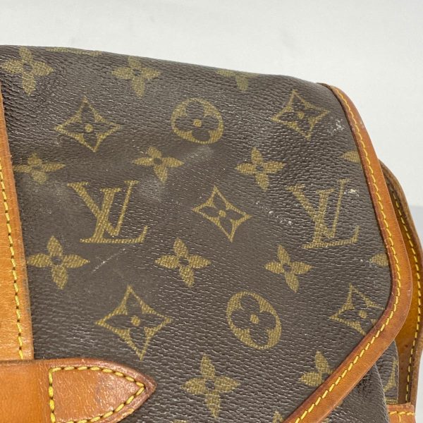 1240001053477 13 Louis Vuitton Saumur 30 Monogram Shoulder Bag Brown