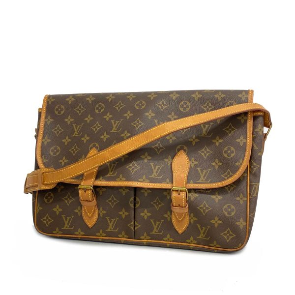 1240001053478 1 Louis Vuitton Givessière GM Monogram Shoulder Bag Brown