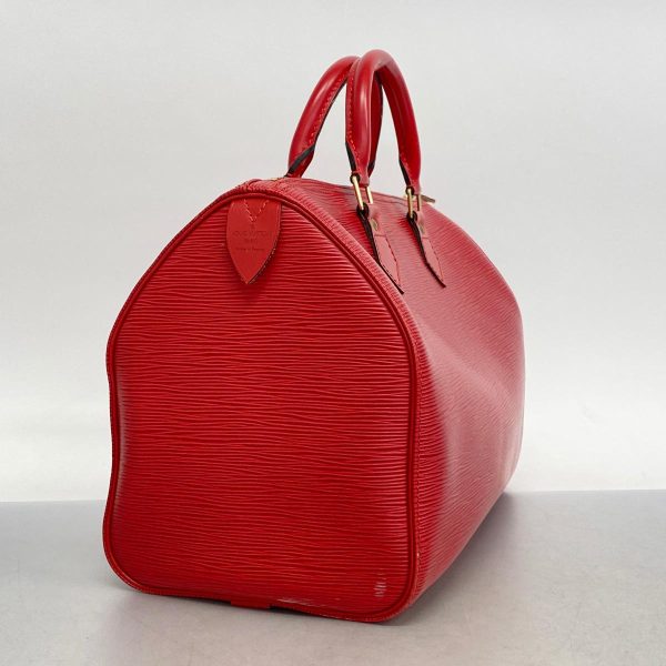 1240001053482 2 Louis Vuitton Speedy 30 Epi Handbag Castilian Red