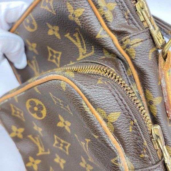 1240001053487 12 Louis Vuitton Amazon Monogram Shoulder Bag Brown