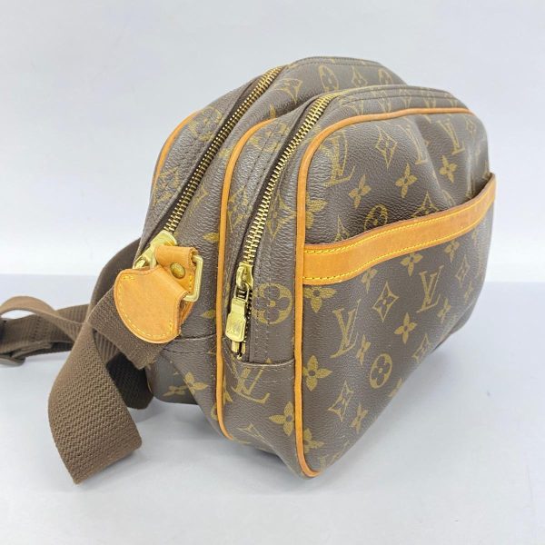 1240001053488 2 Louis Vuitton Reporter PM Monogram Shoulder Bag Brown