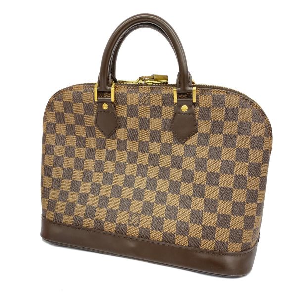 1240001053494 1 Louis Vuitton Alma Damier Handbag Ebene