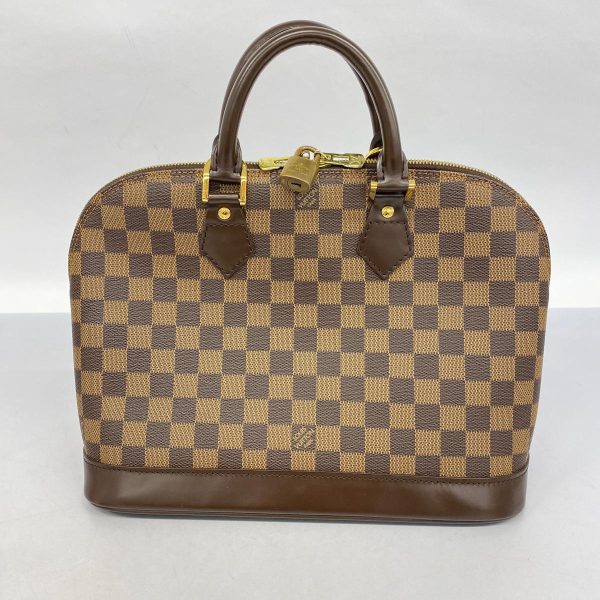 1240001053494 14 Louis Vuitton Alma Damier Handbag Ebene