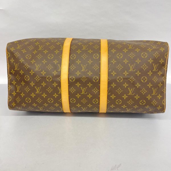 1240001053502 3 Louis Vuitton Keepall 55 Monogram Bag Brown