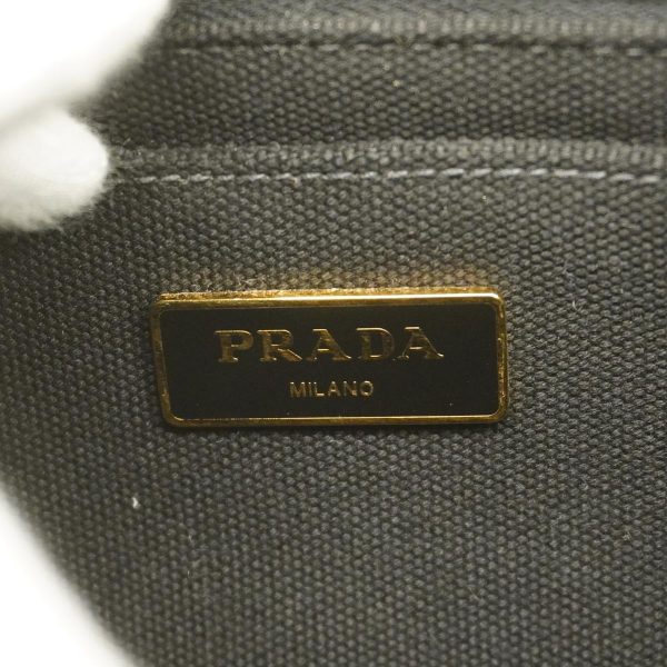 1240001053516 5 Prada Canapa 2WAY Bag Black