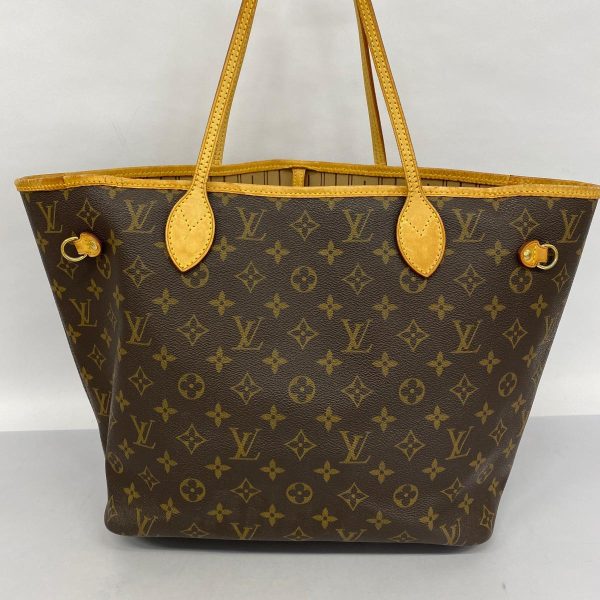 1240001053520 13 Louis Vuitton Neverfull MM Monogram Tote Bag Brown