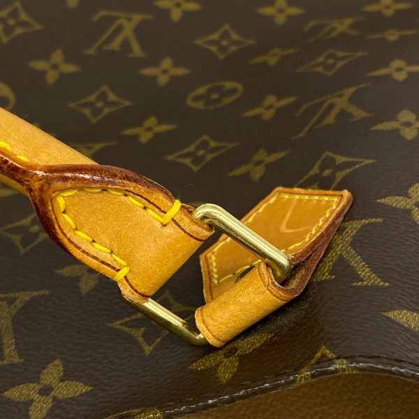 1240001053530 12 Louis Vuitton Sac Plat Monogram Tote Bag Brown