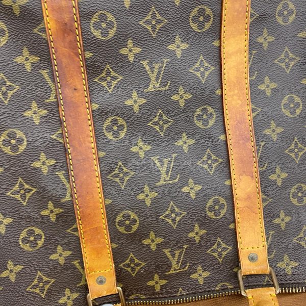 1240001053531 11 Louis Vuitton Keepall 55 Monogram Bag Brown