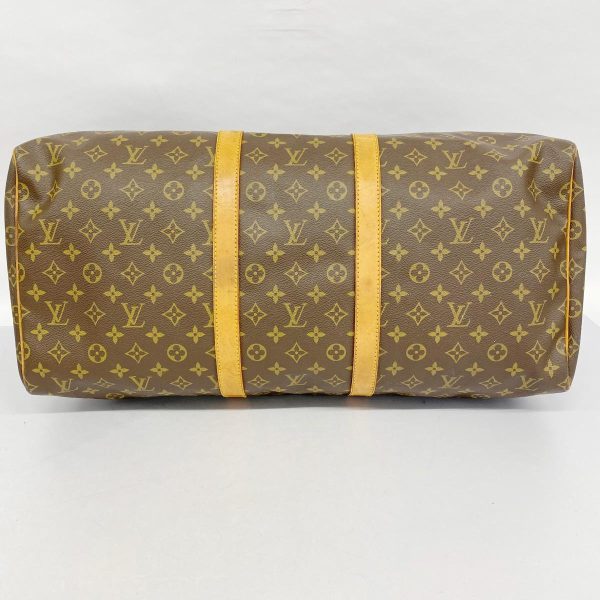 1240001053531 3 Louis Vuitton Keepall 55 Monogram Bag Brown