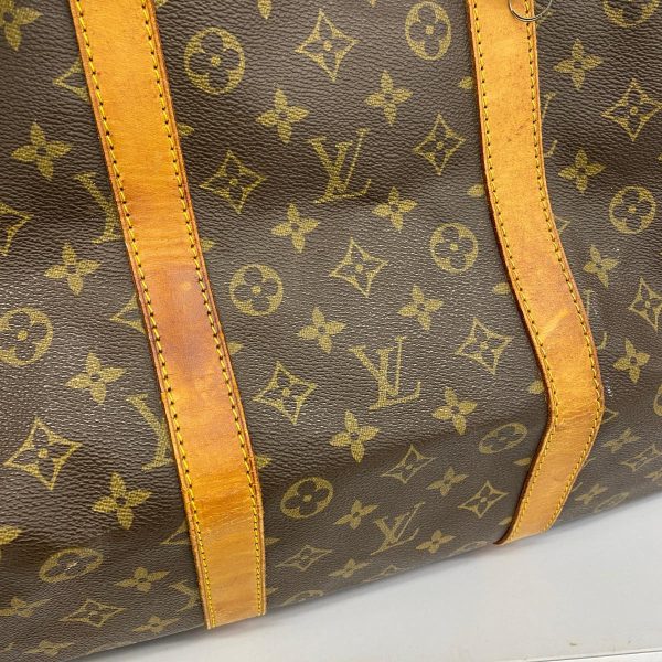 1240001053531 9 Louis Vuitton Keepall 55 Monogram Bag Brown