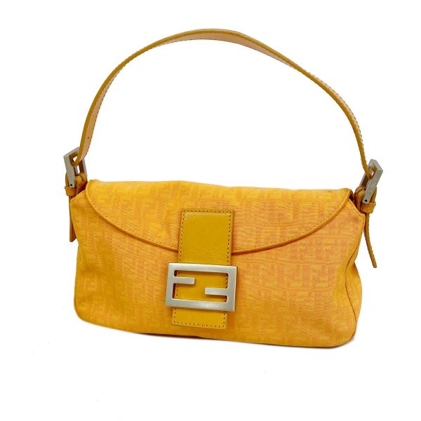 1240001053537 1 Fendi Zucchino Nylon Handbag Orange