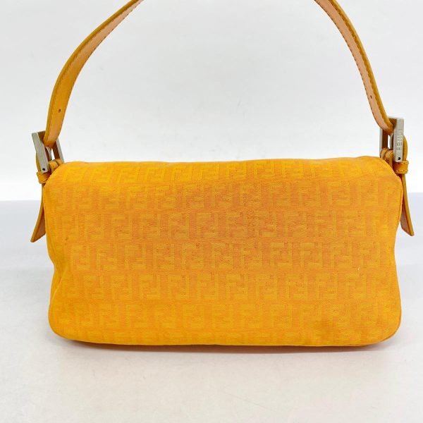 1240001053537 12 Fendi Zucchino Nylon Handbag Orange