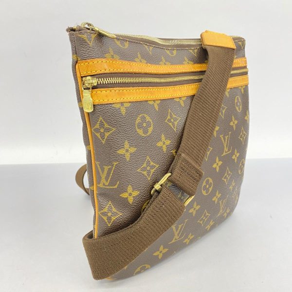 1240001053541 2 Louis Vuitton Pochette Bosfall Monogram Shoulder Bag Brown