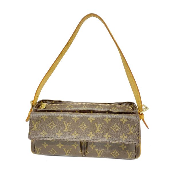 1240001053542 1 Louis Vuitton Viva City MM Monogram Shoulder Bag Brown