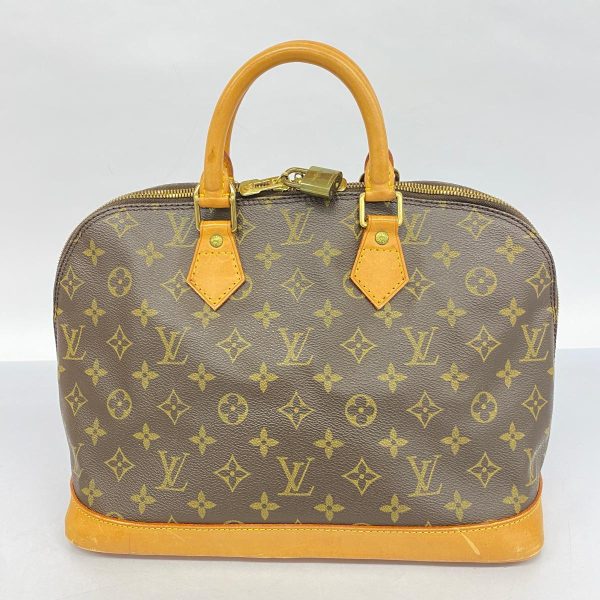 1240001053543 13 Louis Vuitton Alma Monogram Handbag Brown