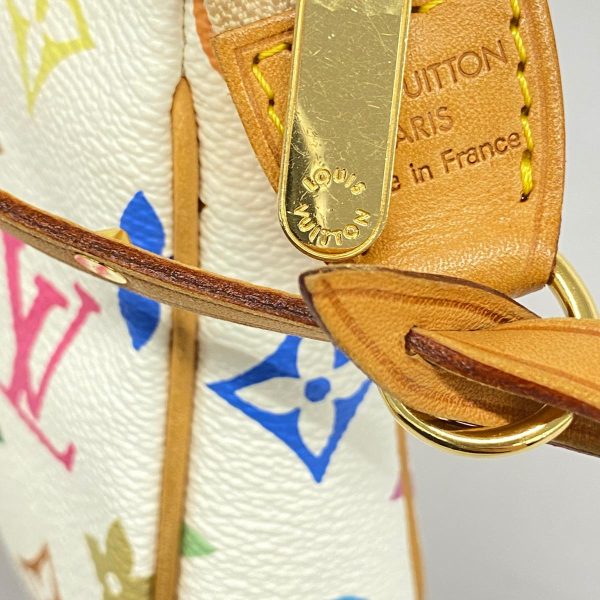 1240001053546 8 Louis Vuitton Pochette Accessoire Multicolor Pouch White