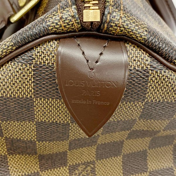 1240001053547 5 Louis Vuitton Speedy 30 Damier Handbag Ebene