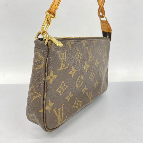 1240001053560 2 Louis Vuitton Pochette Accessoire Monogram Pouch Brown