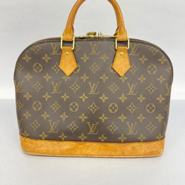 1240001053565 12 Louis Vuitton Alma Monogram Handbag Brown