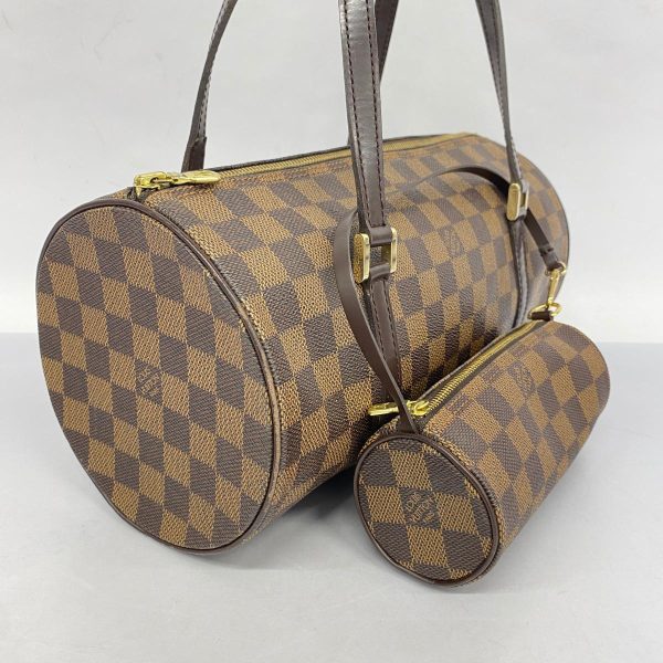 1240001053566 2 Louis Vuitton Papillon 30 Damier Handbag Ebene