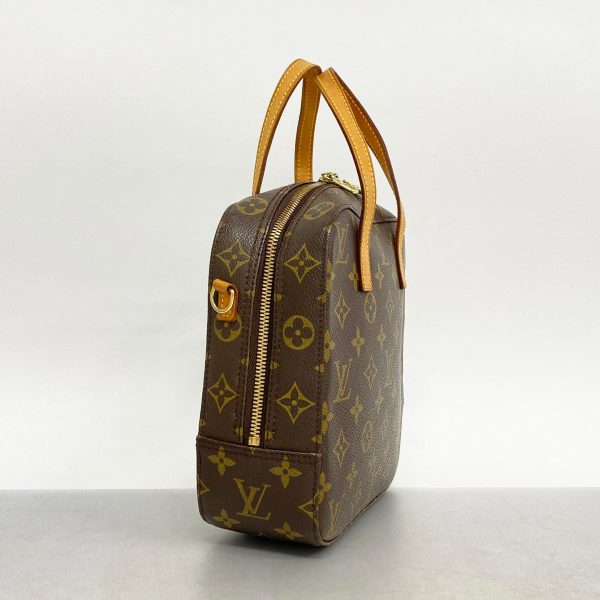 1240001053583 2 Louis Vuitton Spontini Monogram 2Way Bag Brown