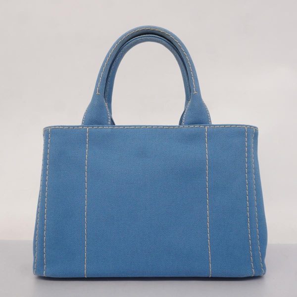 1240001053603 10 Prada Canapa 2WAY Bag Blue