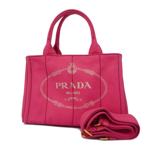 1240001053604 1 Prada Canapa 2WAY Bag Pink