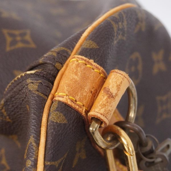 1240001053613 12 Louis Vuitton Keepall Bandouliere 55 Monogram Bag Brown