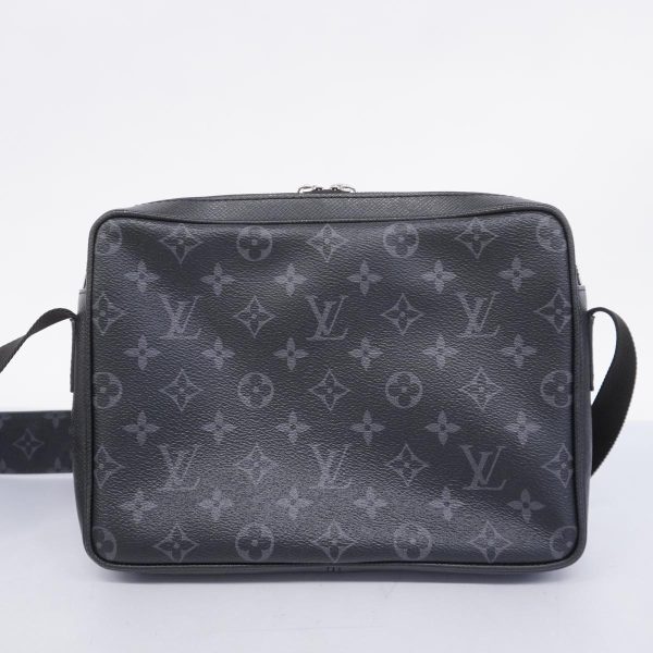 1240001053617 12 Louis Vuitton Outdoor Messenger PM Eclipse Shoulder Bag Black