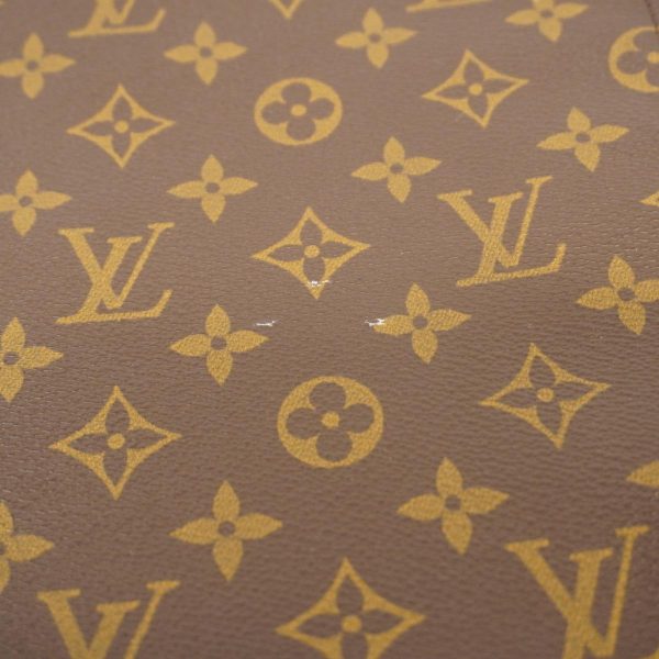 1240001053622 6 Louis Vuitton Poche Document Monogram Clutch Bag Brown