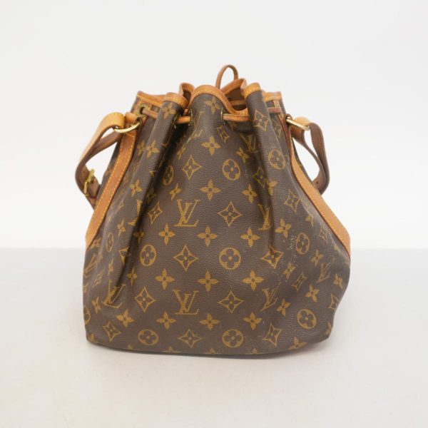 1240001053624 12 Louis Vuitton Petit Noe Monogram Shoulder Bag Brown