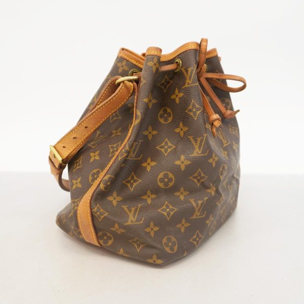 1240001053624 2 Louis Vuitton Petit Noe Monogram Shoulder Bag Brown