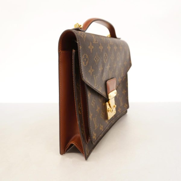 1240001053629 2 Louis Vuitton Monceau 28 Monogram 2Way Bag Brown