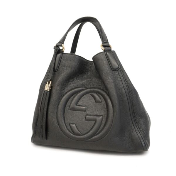 1240001053631 1 Gucci Soho Tote Bag Black