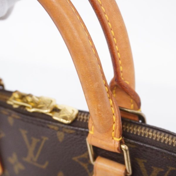 1240001053646 13 Louis Vuitton Alma Monogram Handbag Brown