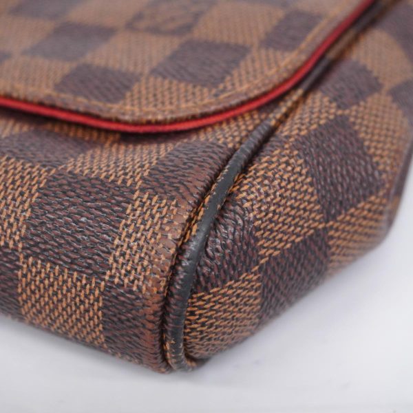 1240001053648 6 Louis Vuitton Favorite MM Damier 2Way Bag Ebene