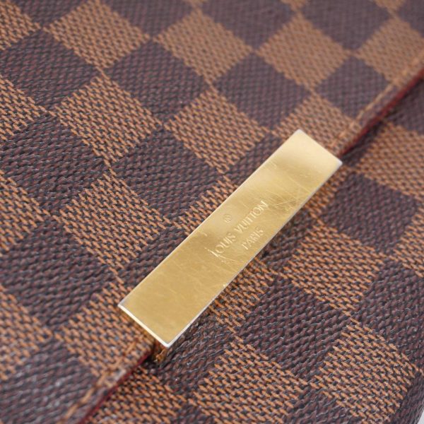 1240001053648 9 Louis Vuitton Favorite MM Damier 2Way Bag Ebene