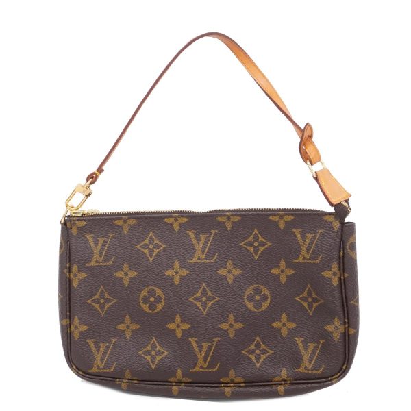 1240001053650 1 Louis Vuitton Pochette Accessory Monogram Pouch Brown