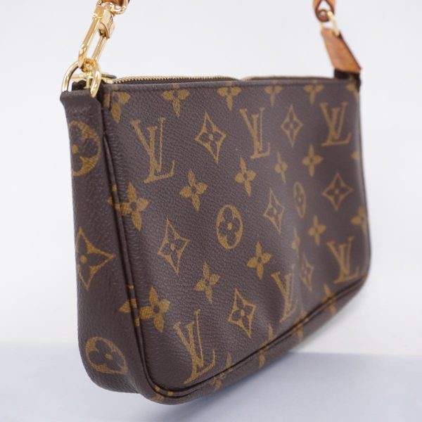 1240001053650 2 Louis Vuitton Pochette Accessory Monogram Pouch Brown