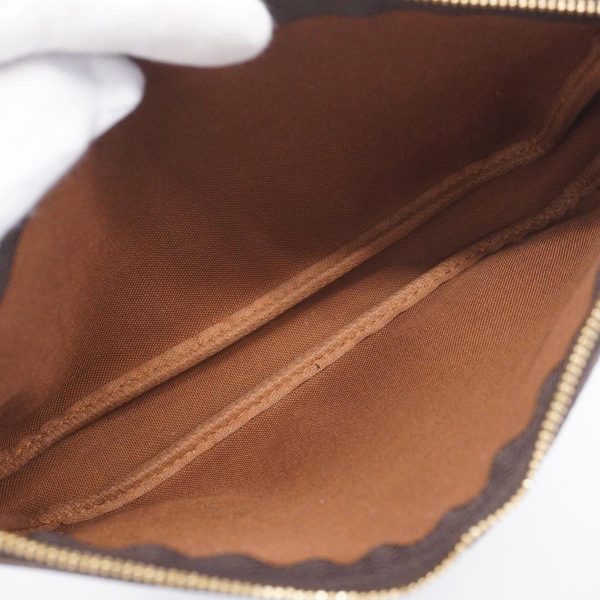 1240001053650 4 Louis Vuitton Pochette Accessory Monogram Pouch Brown