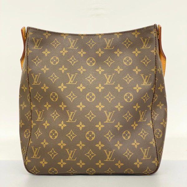 1240001053654 11 Louis Vuitton Looping GM Monogram Shoulder Bag Brown