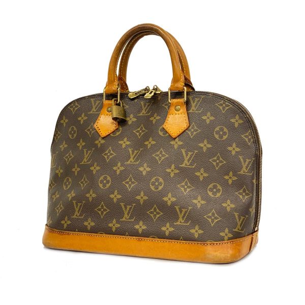 1240001053676 1 Louis Vuitton Alma Monogram Handbag Brown