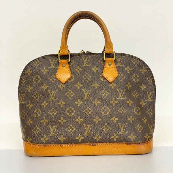 1240001053676 12 Louis Vuitton Alma Monogram Handbag Brown