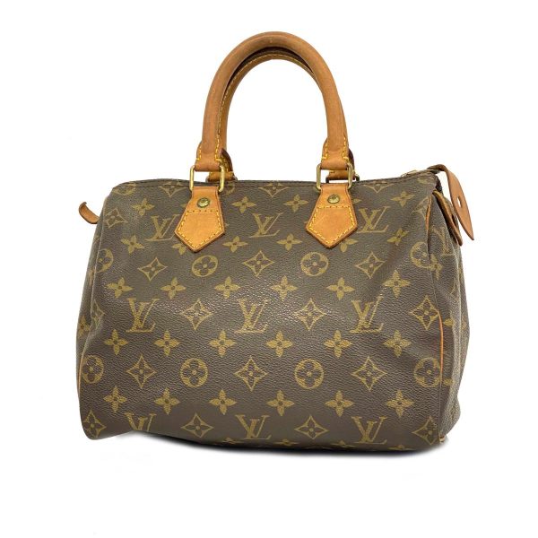 1240001053678 1 Louis Vuitton Speedy 25 Monogram Handbag Brown