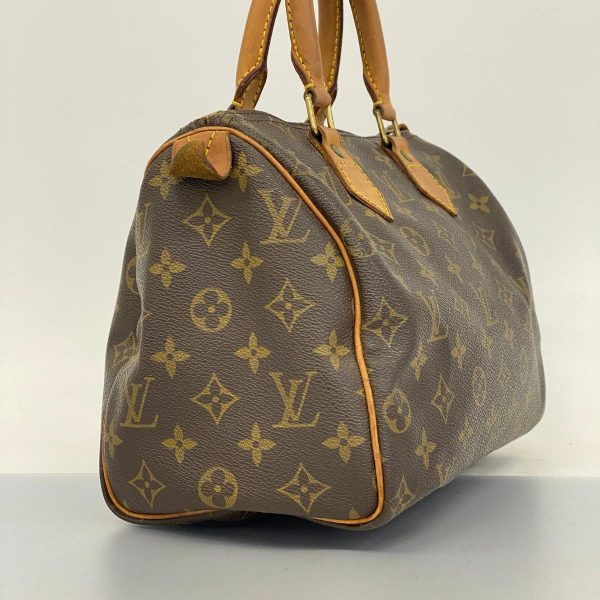 1240001053678 2 Louis Vuitton Speedy 25 Monogram Handbag Brown