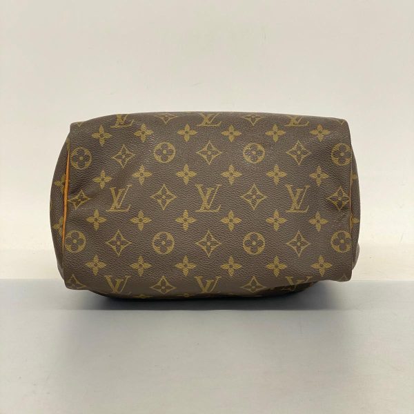 1240001053678 3 Louis Vuitton Speedy 25 Monogram Handbag Brown