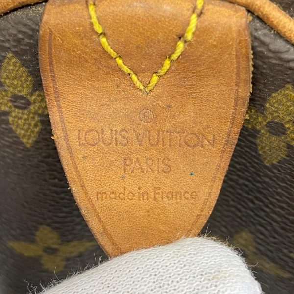 1240001053678 5 Louis Vuitton Speedy 25 Monogram Handbag Brown