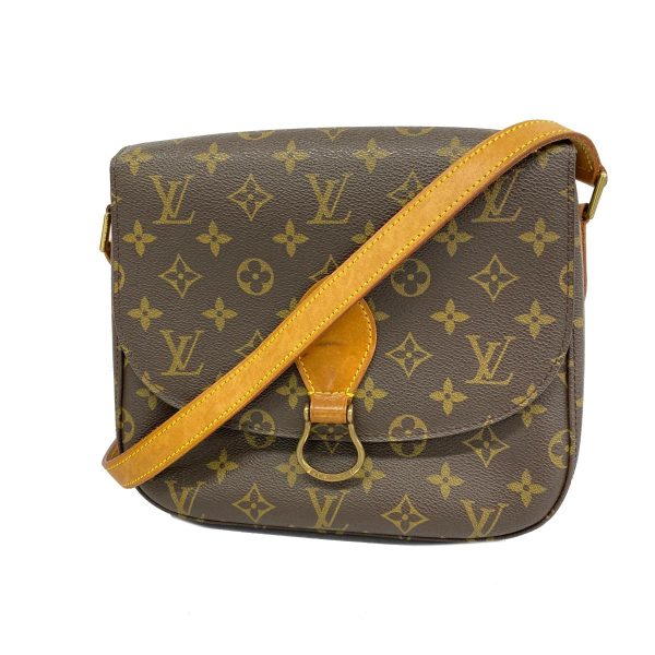 1240001053700 1 Louis Vuitton Saint Cloud GM Monogram Shoulder Bag Brown