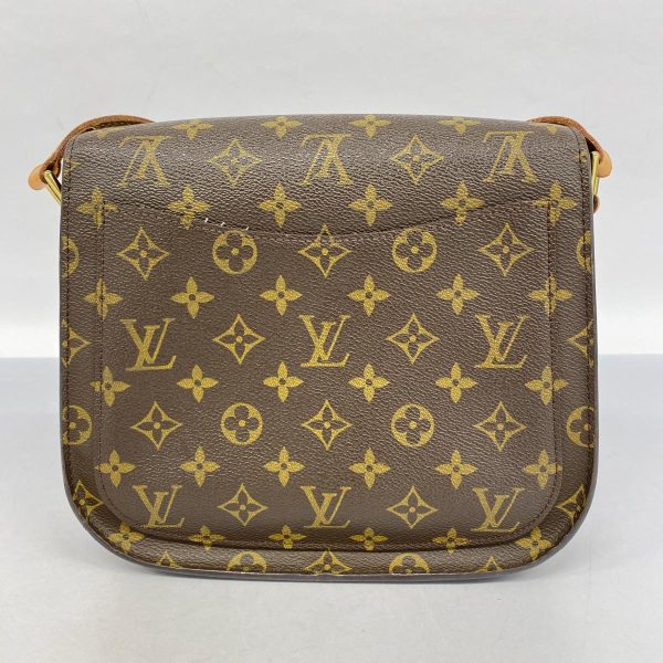 1240001053700 17 Louis Vuitton Saint Cloud GM Monogram Shoulder Bag Brown